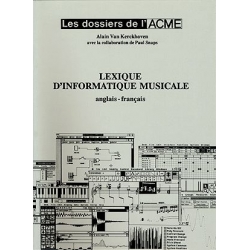 Lexique d'informatique musicale MAO